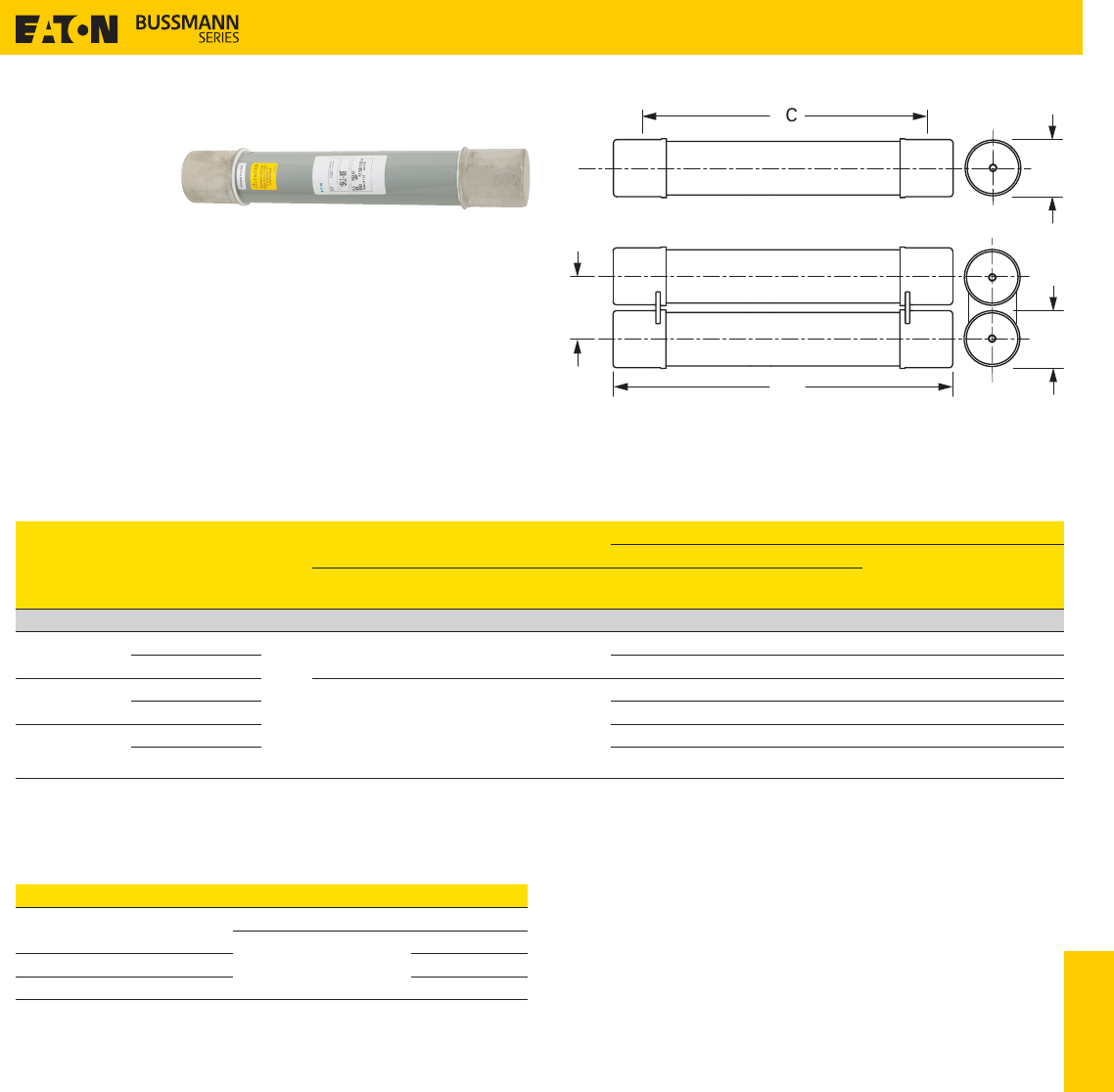 Medium Voltage Fuse Catalog Datasheet by Eaton Bussmann Electrical