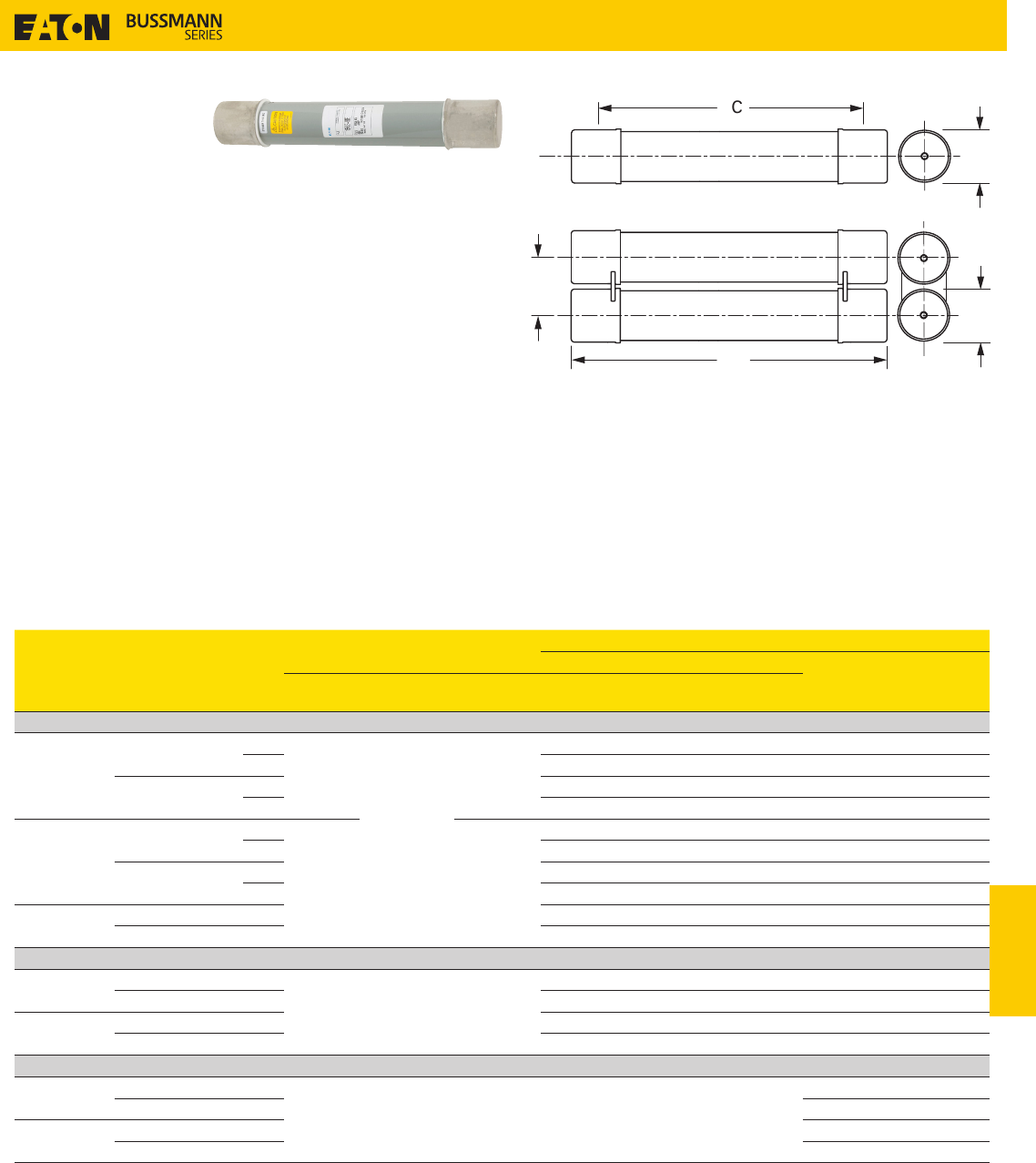 Medium Voltage Fuse Catalog Datasheet by Eaton Bussmann Electrical