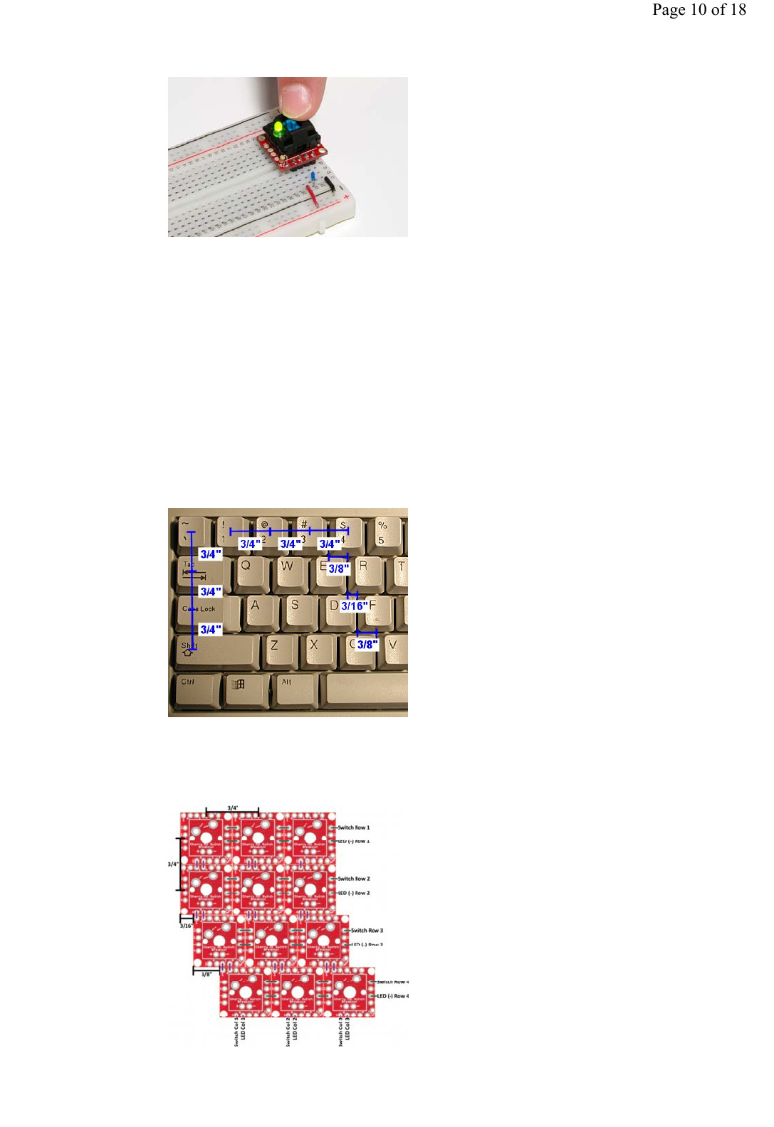 Cherry MX Switch Breakout Hookup Guide Datasheet by SparkFun