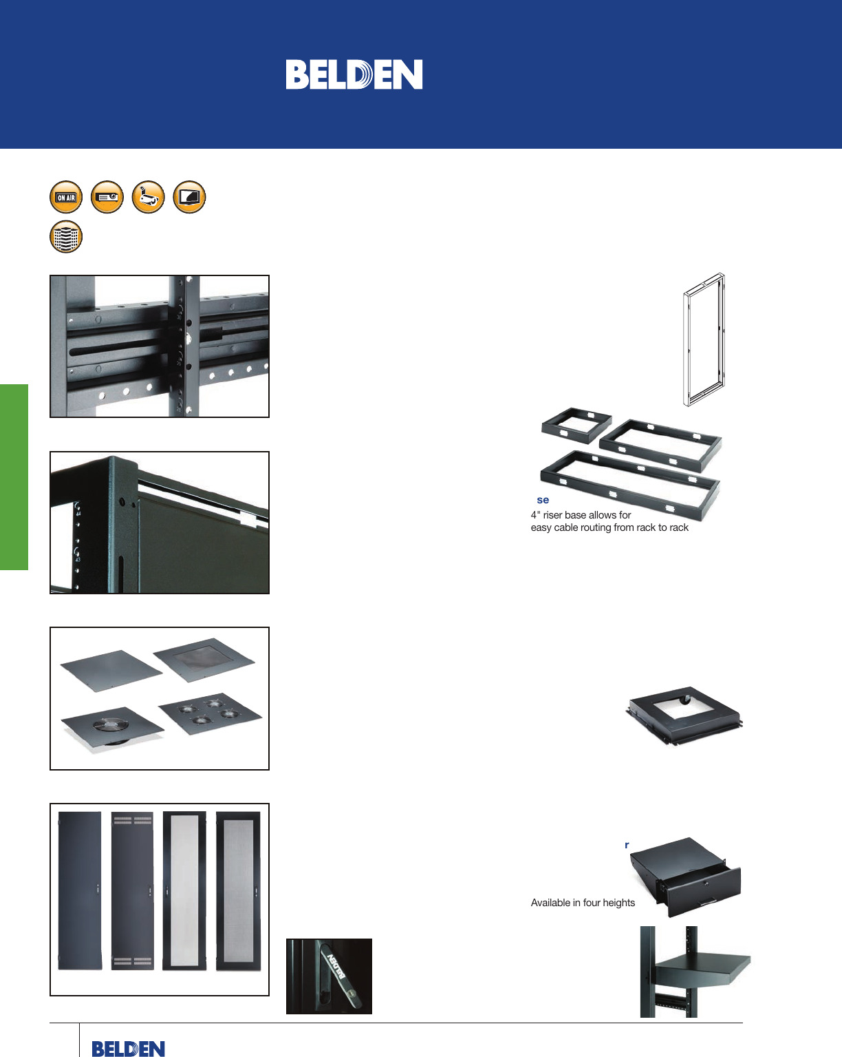 Hoja de datos de Rack, System Catalog de Belden Inc. DigiKey