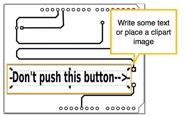 Use Fritzing to Personalize Your PCB with Text or Image
