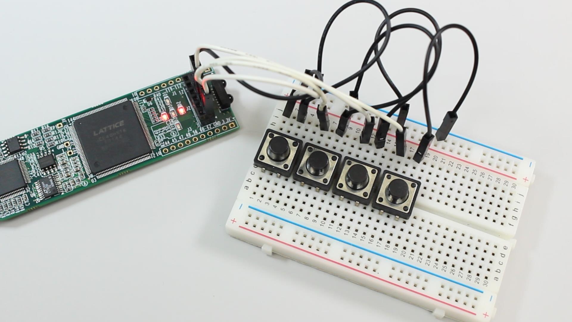 LED counter on FPGA